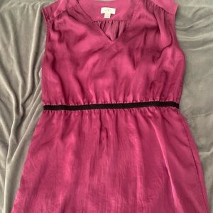 Hot pink Loft dress.